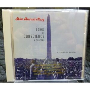 Songs of Conscience & Concern by Peter Paul & Mary (CD, 1999) Promo CD